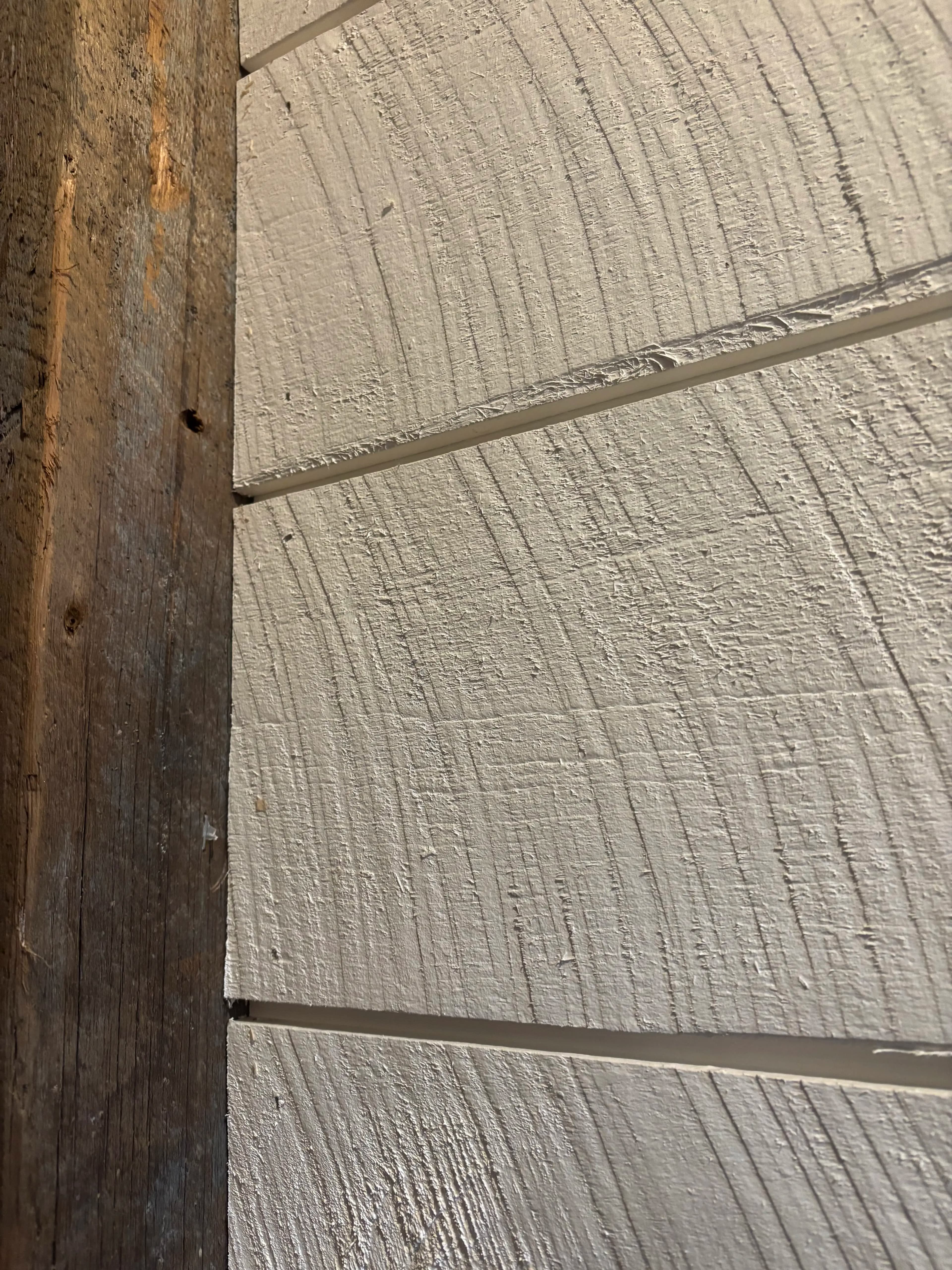 Reclaimed barn wood piece — Custom Carpentry